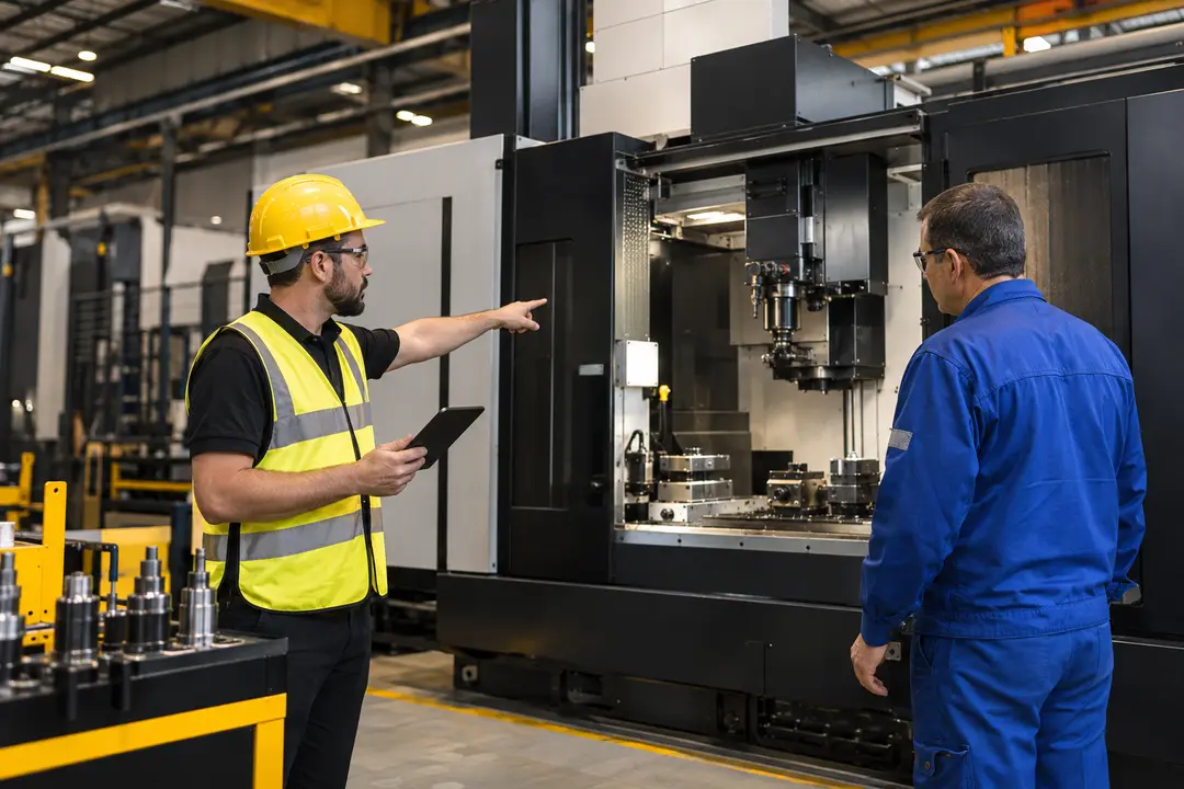 Visita técnica para avaliação de remoção de máquina